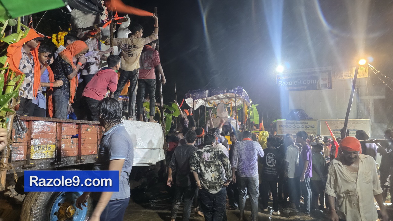Razole Taluka Ganesh Nimajjanam
